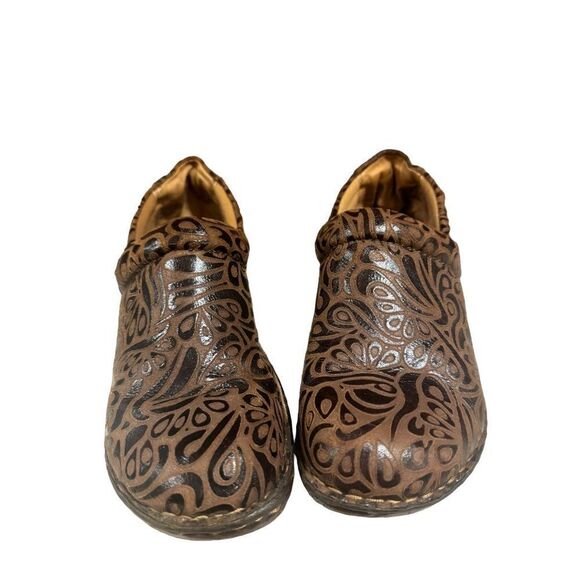 B.O.C Born Leather Paisley Clog Comfort Sz 8.5 Womens - Picture 3 of 9